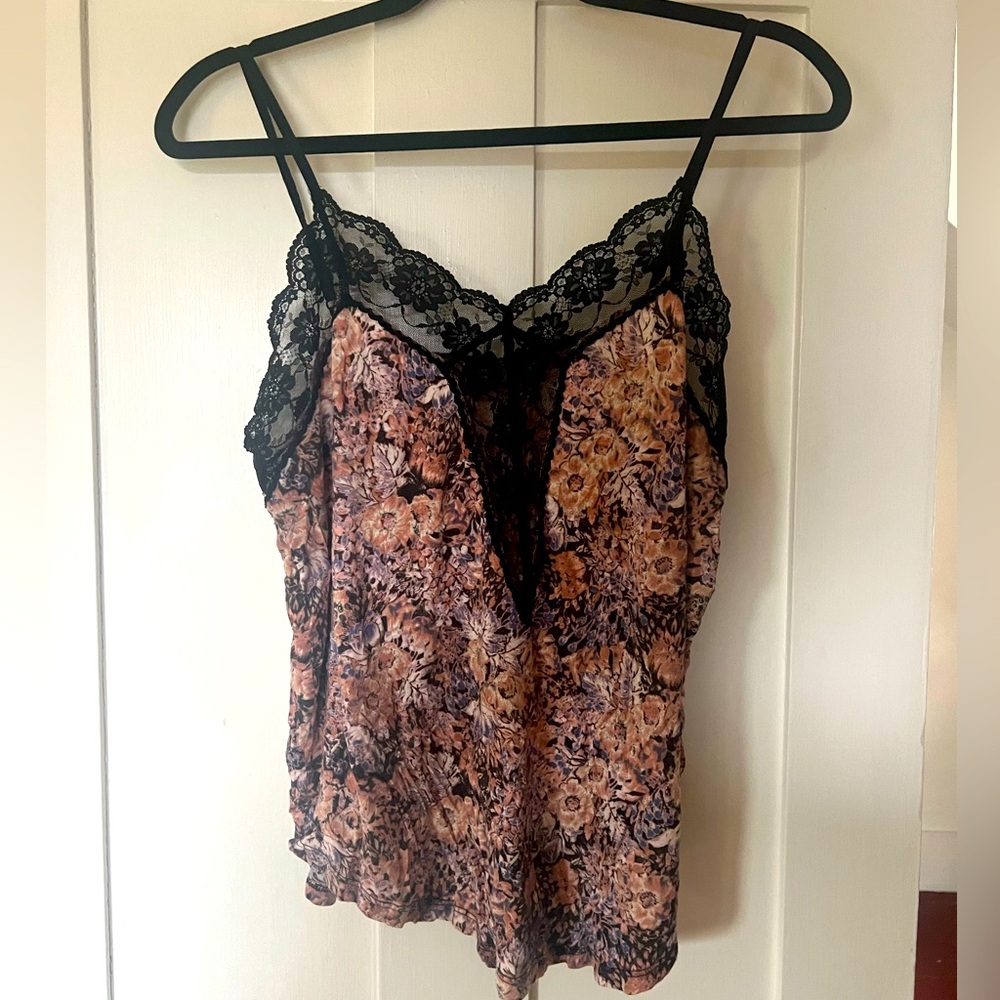Kimchi Blue lace trim spaghetti strap top